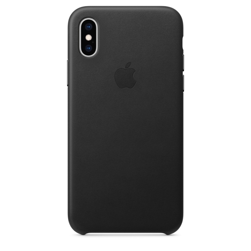 Apple iPhone X Leather Case - Black - Authentic Apple Accessory